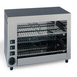 Grill fornetto medium met 6 klemmen | 2.8kW | 43x23xH35 cm